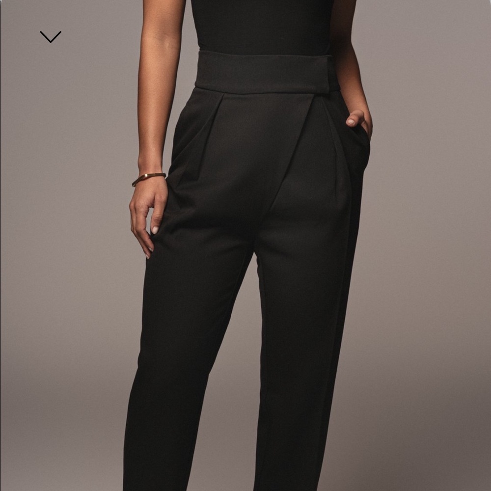 NWOT BLACK ALAIA TROUSERS